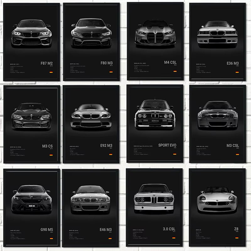 Poster - Collection BMW