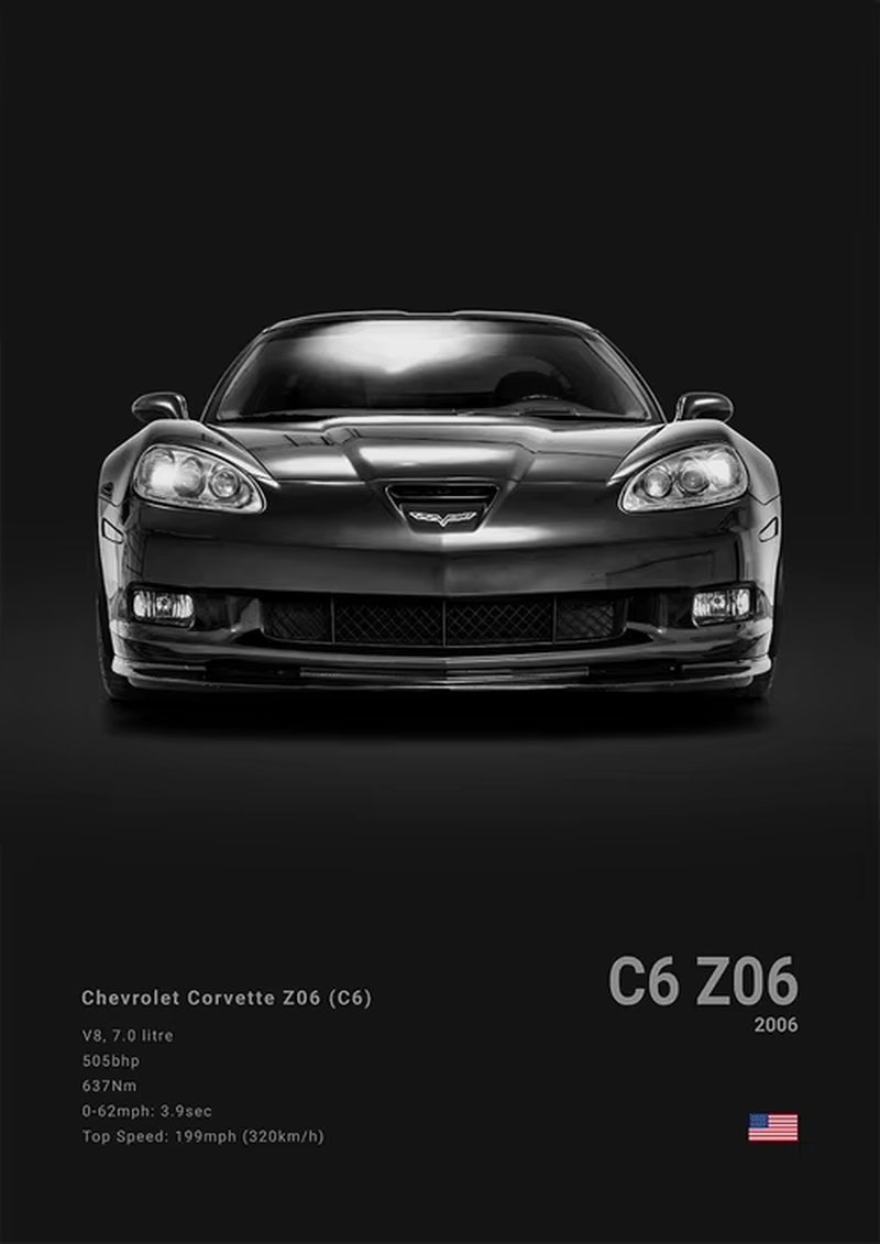 Poster American cars