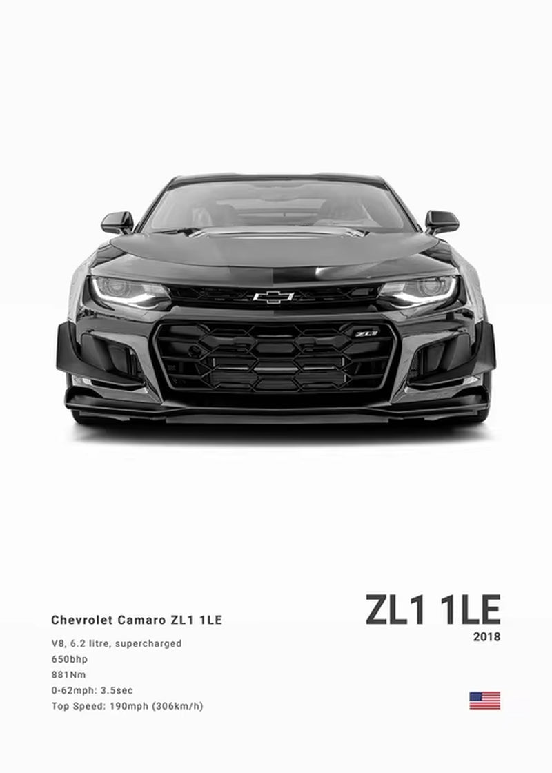 Poster American cars