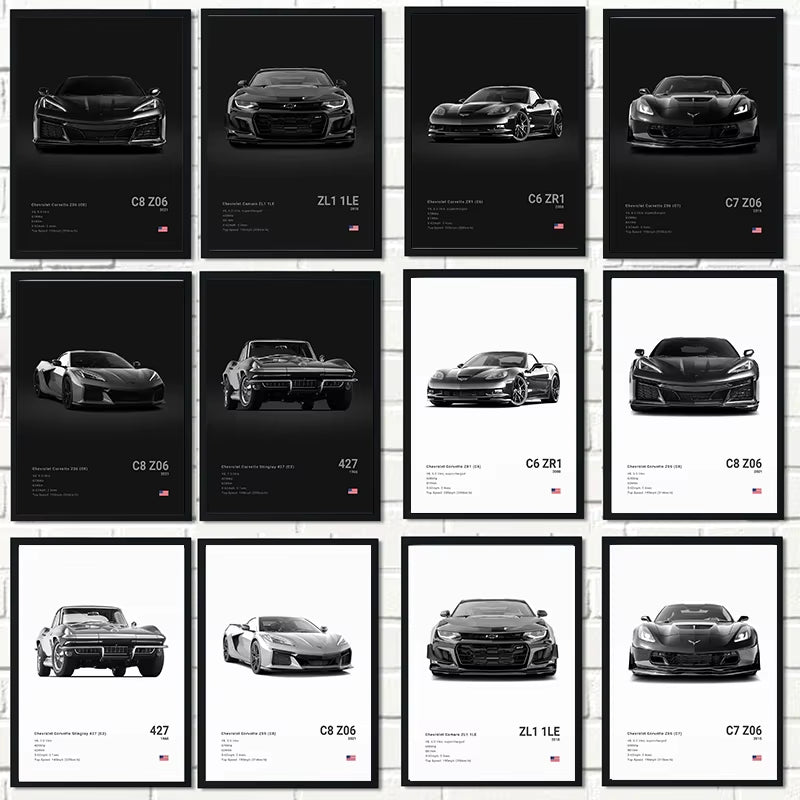 Poster American cars
