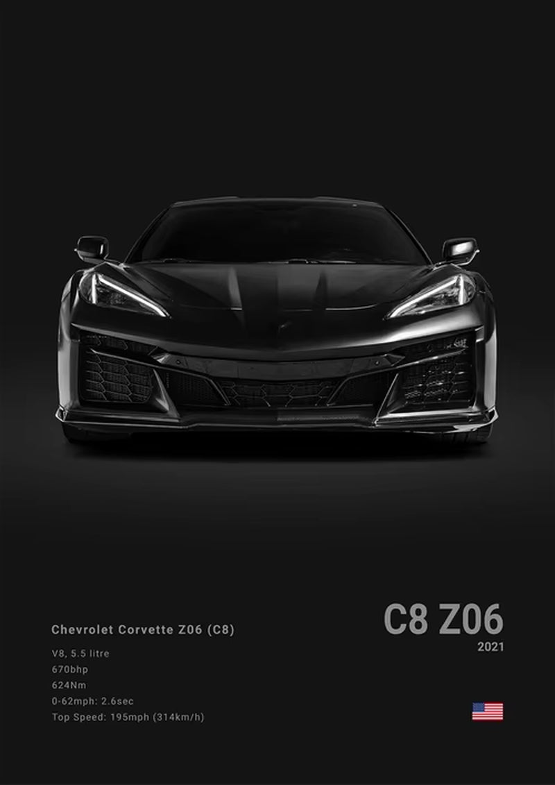 Poster American cars