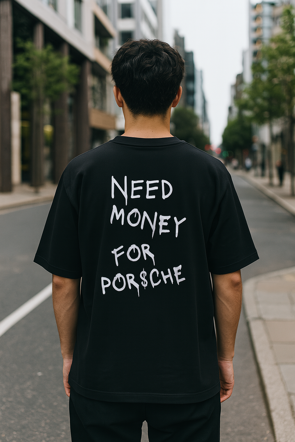 T-Shirt " Need Money For Porsche "