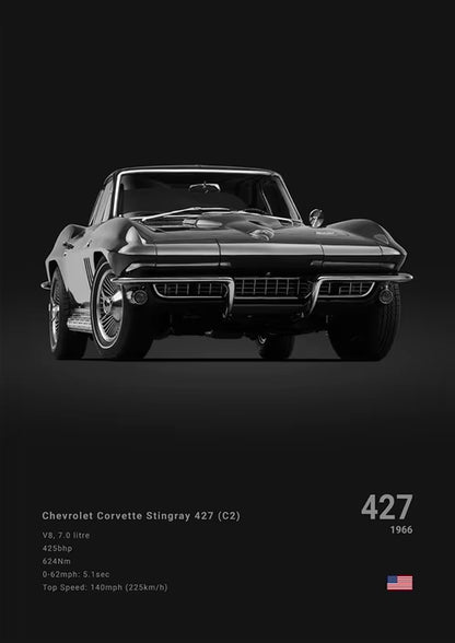 Poster American cars 