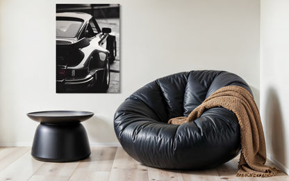 Vintage Porsche 911 noir - Toile sur cadre