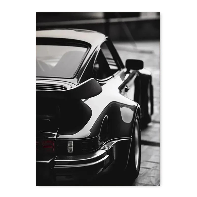 Vintage Porsche 911 - Cadre sur toile