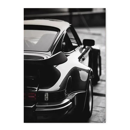 Vintage Porsche 911 - Cadre sur toile